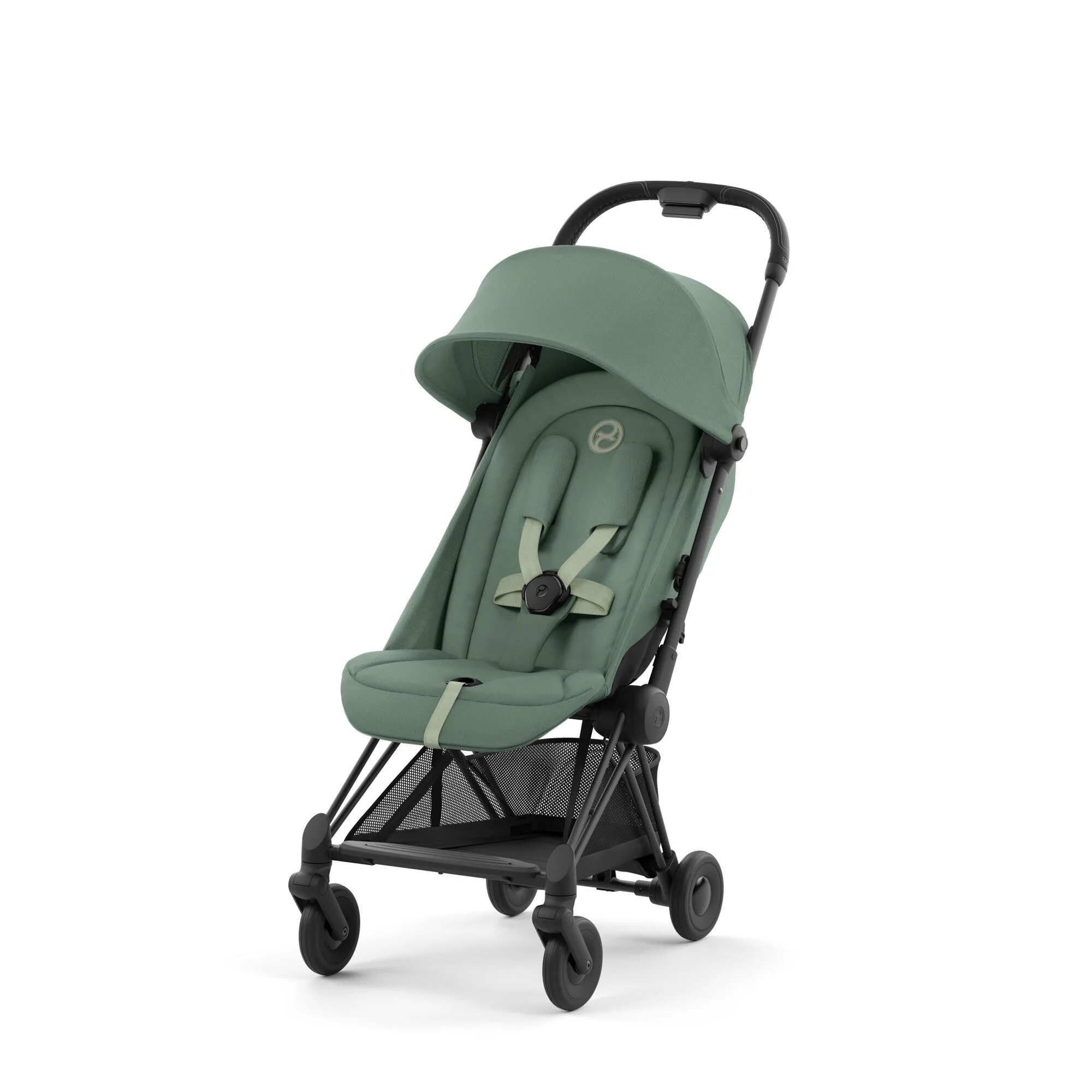 Black Cybex Coya travel stroller