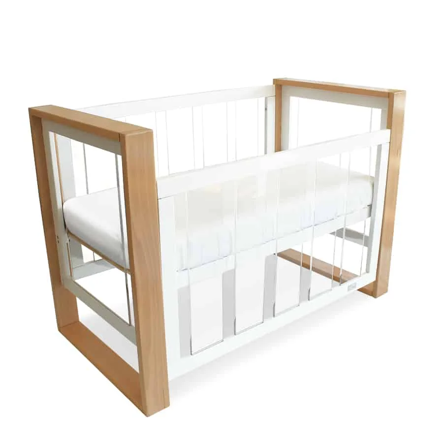 Kaylula Bella Cot with drop side lowered